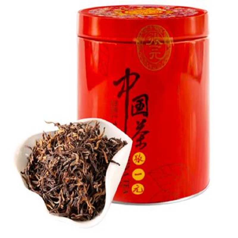 张一元中国元素系列红茶 特级茶叶 云南滇红 50g（罐）