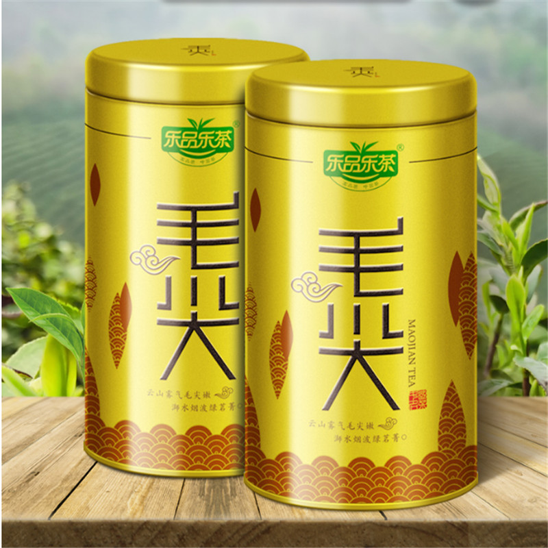 乐品乐茶250g特级信阳毛尖茶叶绿茶明前嫩芽春茶125g*2罐装（组）