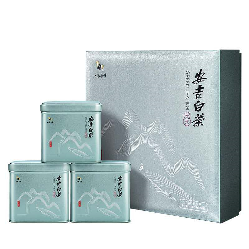 八马茶业BI0080安吉白茶茗作1000礼盒144g/盒(盒)