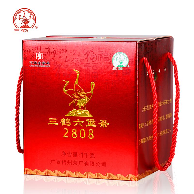 三鹤2808六堡茶2018年二级散茶1千克（单位：盒）