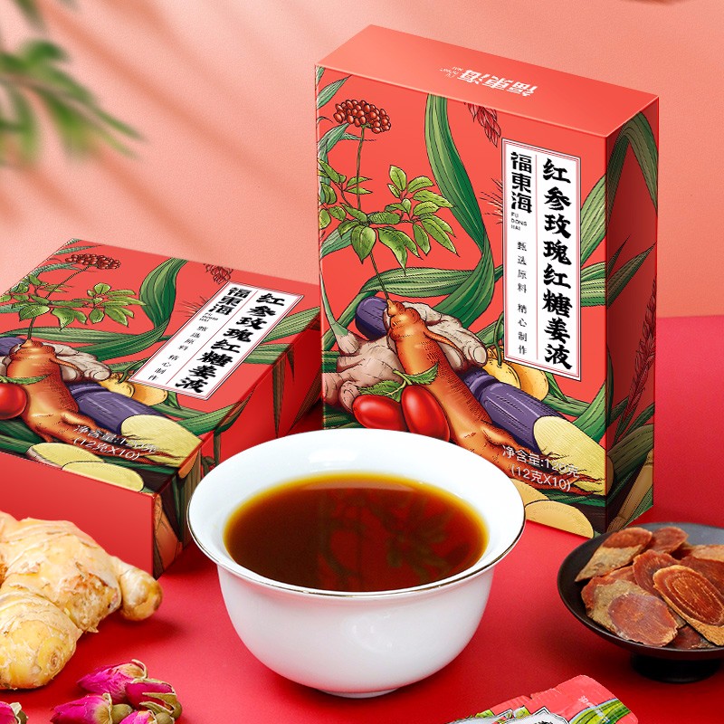 【福东海】红糖姜液120克/盒(盒)