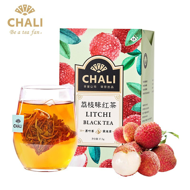 茶里（ChaLi）荔枝味红茶盒装37.5g（单位：盒）
