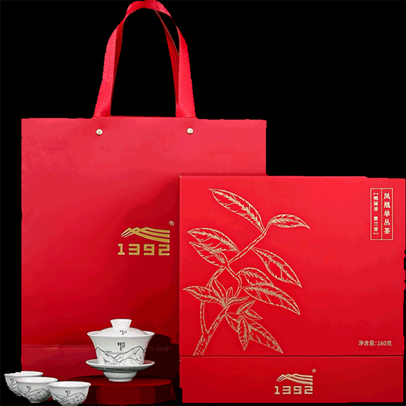 1392天池茶业 160克 凤凰单丛双拼茶礼 茶叶 （仅限广东区域销售）单位:盒