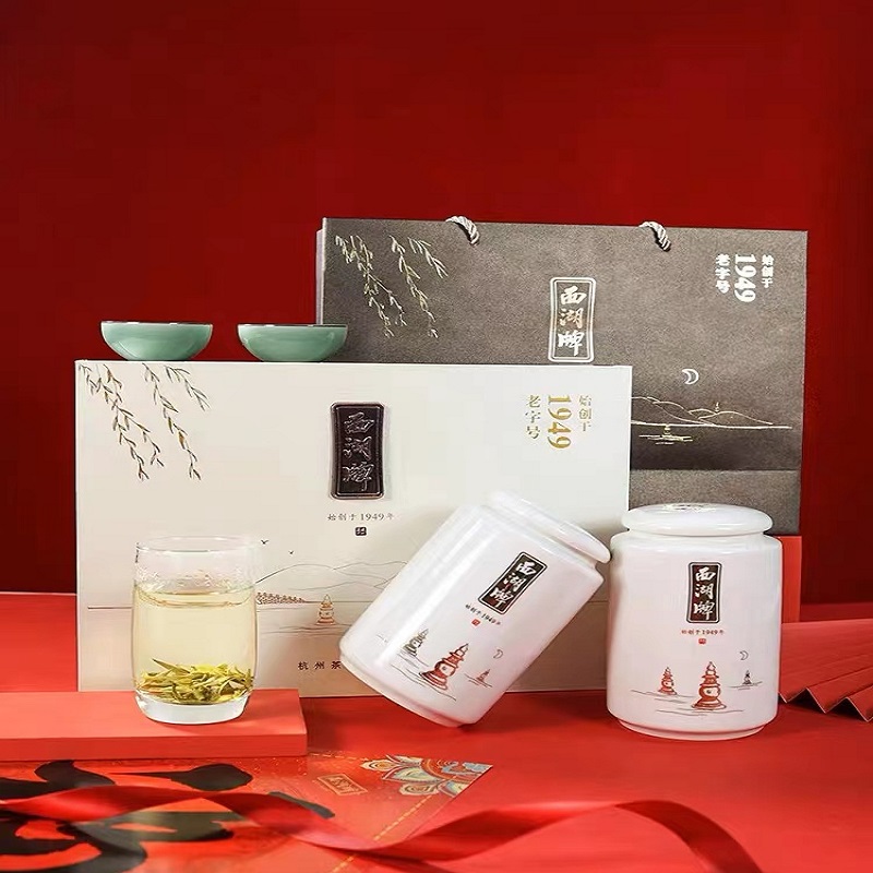 西湖牌 明前龙井壹号 龙井茶 200g瓷罐（盒）