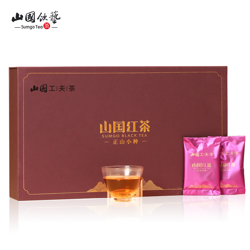 山国饮艺 250g 工夫茶正山小种红茶叶浓香型新茶袋装礼盒装 （单位：套）