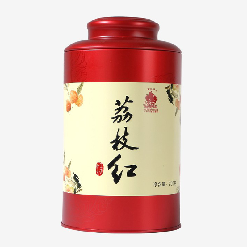 金帆牌 原味荔枝红茶 浓香型 250克 （单位：罐）