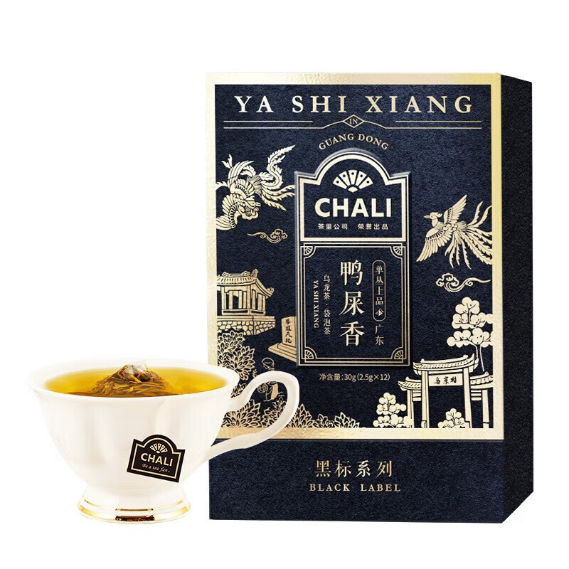 茶里（ChaLi）黑标乌龙茶-鸭屎香单丛盒装30g 单位：盒
