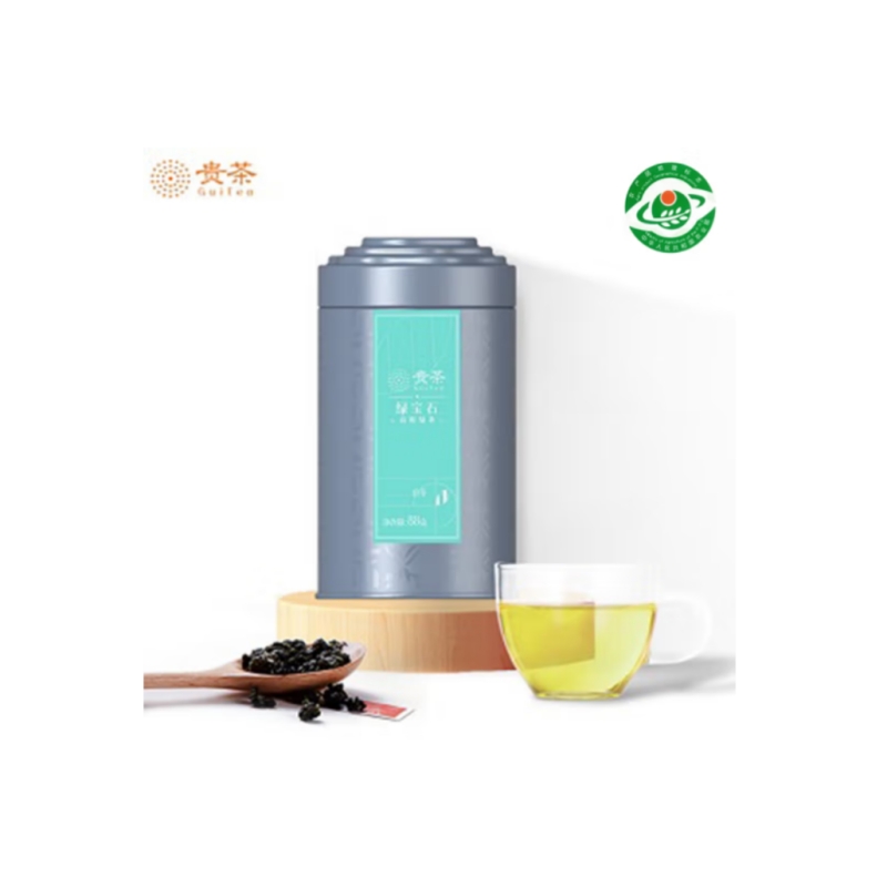 贵茶 高原绿宝石绿茶 高原罐多泡装 88g （单位：罐）