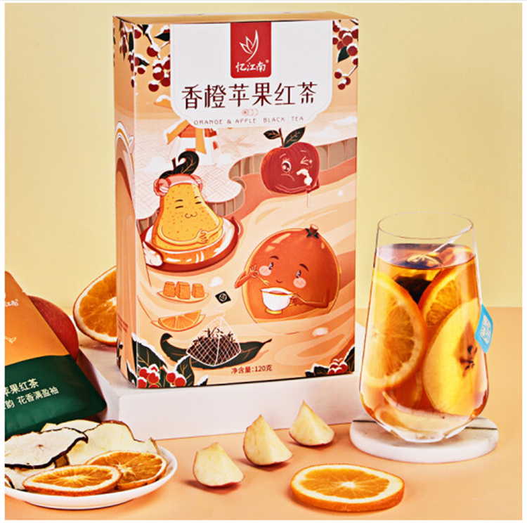 忆江南香橙苹果三角泡茶120g（单位：盒）