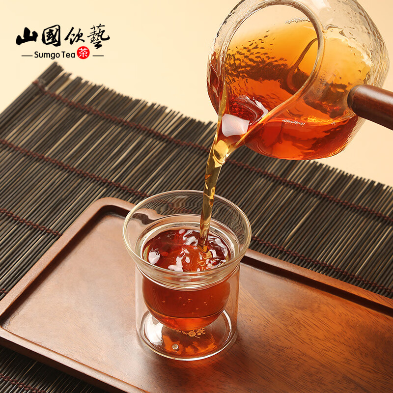 山国饮艺 浓香型 工夫茶正山小种红茶茶叶 500g （单位：罐）