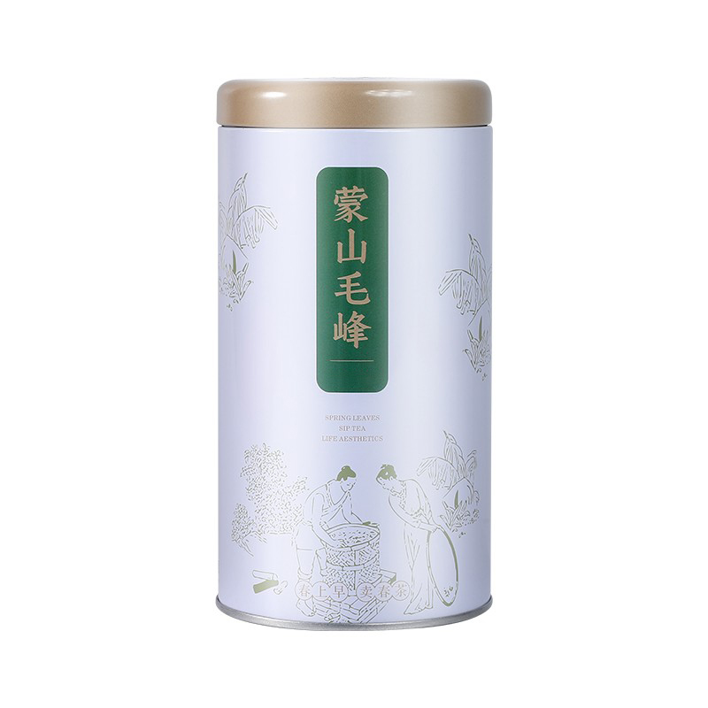 国产毛峰茶叶特级新茶高山云雾绿茶罐装特级毛峰花茶250g(罐)