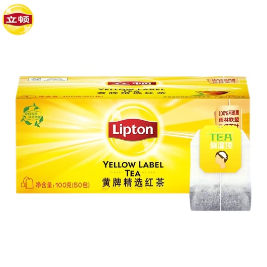 立顿（Lipton）双囊茶包红茶(单位：盒)