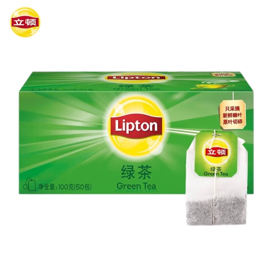 立顿（Lipton）双囊茶包绿茶(单位：盒)