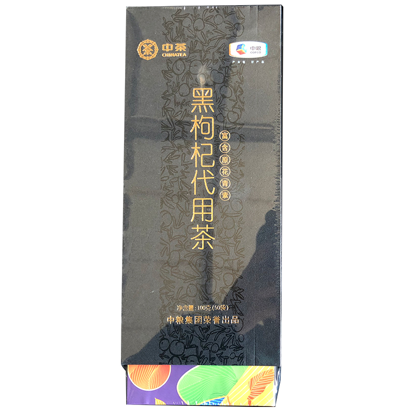 中粮中茶黑枸杞代用茶礼盒（铝箔）单支礼盒 100g（盒）