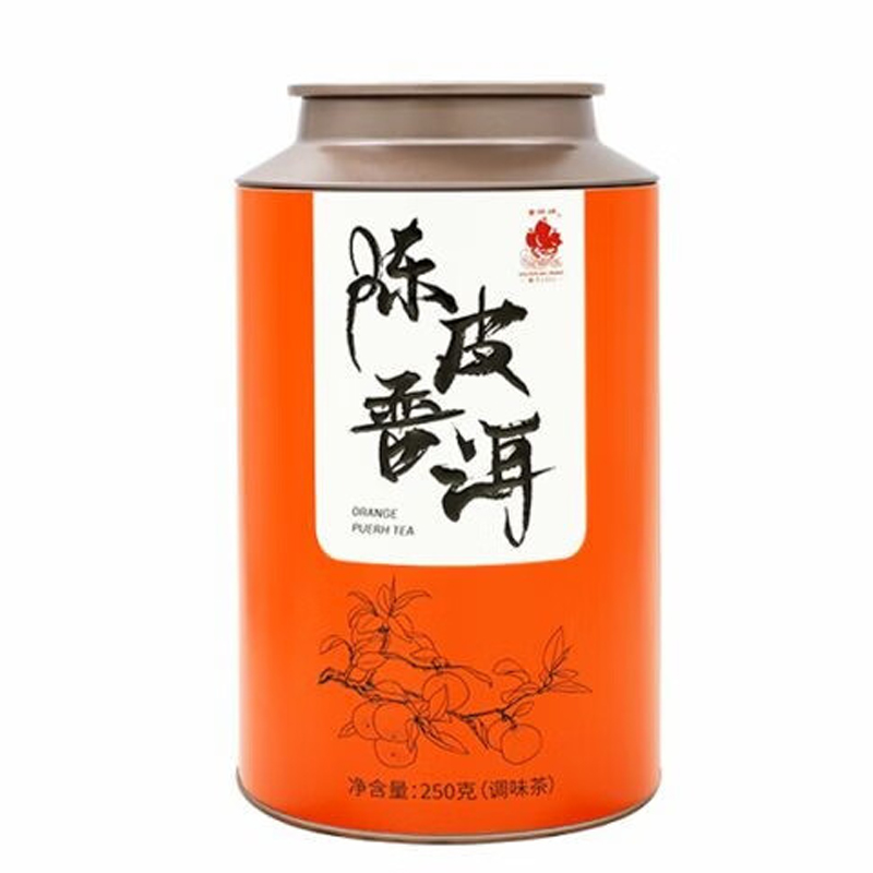 金帆牌 熟茶 陈皮普洱 250克/罐 (单位：罐)