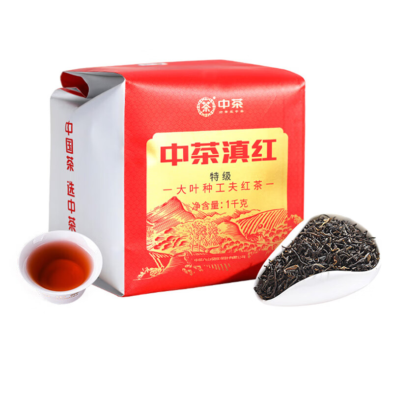 中茶滇红红茶叶1kg（单位：千克）