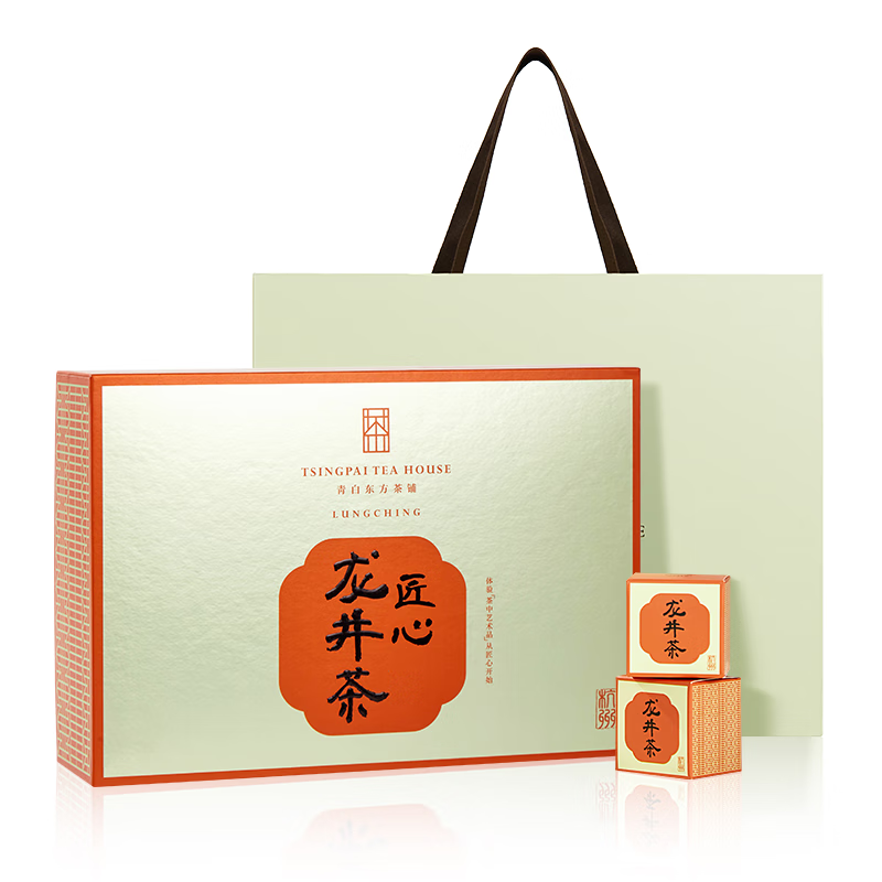 卢正浩茶叶2023年新茶绿茶明前特级龙井茶叶礼盒礼品送礼春茶200g(盒)