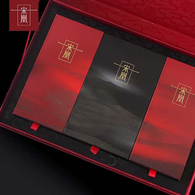 宋凰特级乌龙茶凤凰单丛茶叶潮州单枞蜜兰香新宫玺礼盒装(红色)150g(盒)