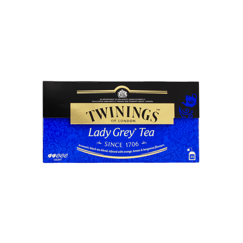 川宁（TWININGS）仕女伯爵红茶 进口茶叶 办公室下午茶 独立茶包袋泡茶 25袋*2g(盒)