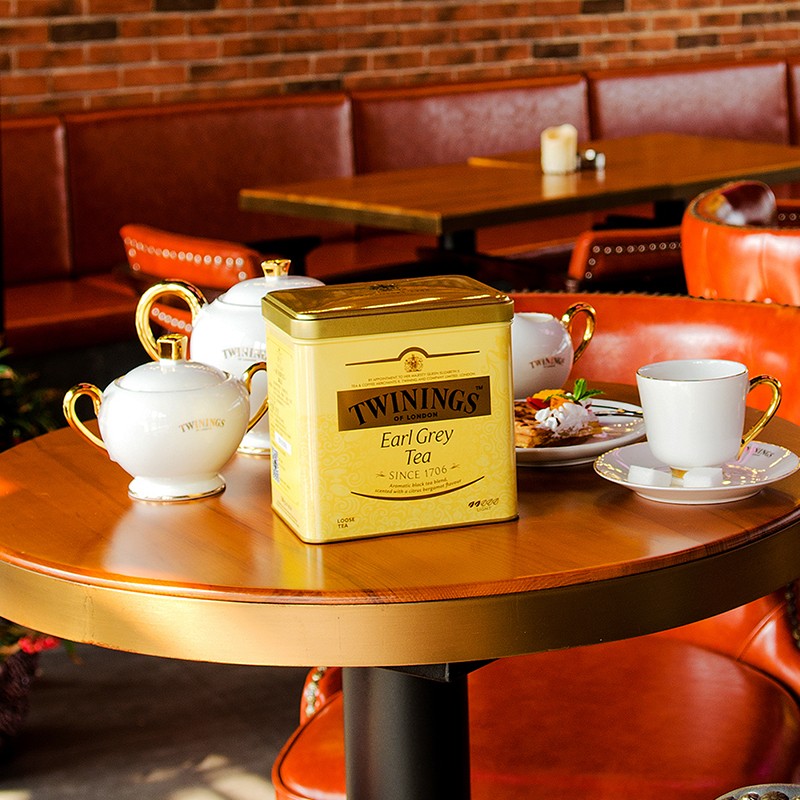 川宁（TWININGS）豪门伯爵英式红茶 进口红茶茶叶 奶茶原料 烘焙 罐装散茶500g(罐)