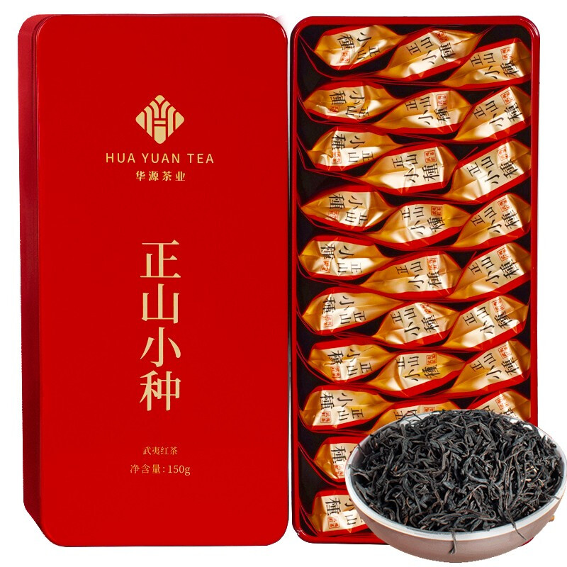 华源武夷红茶正山小种礼盒装600g（150g*4盒）（单位：组）