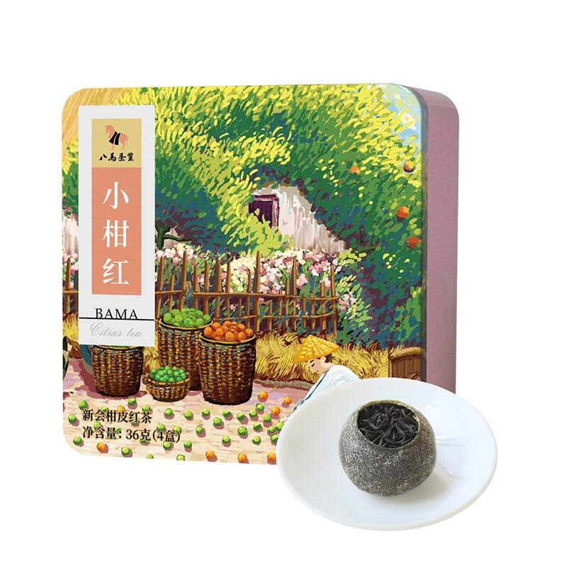 八马茶业H0636小青柑红茶正山小种柑红茶36g（单位：盒）