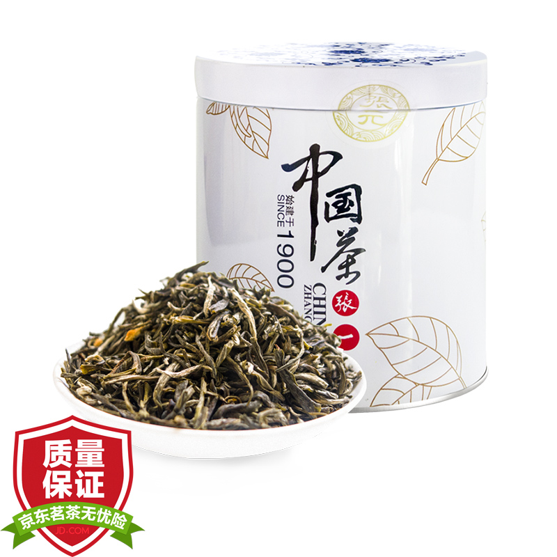 张一元茶叶 中国元素系列 特级茉莉花茶50g（单位：罐）白雪香