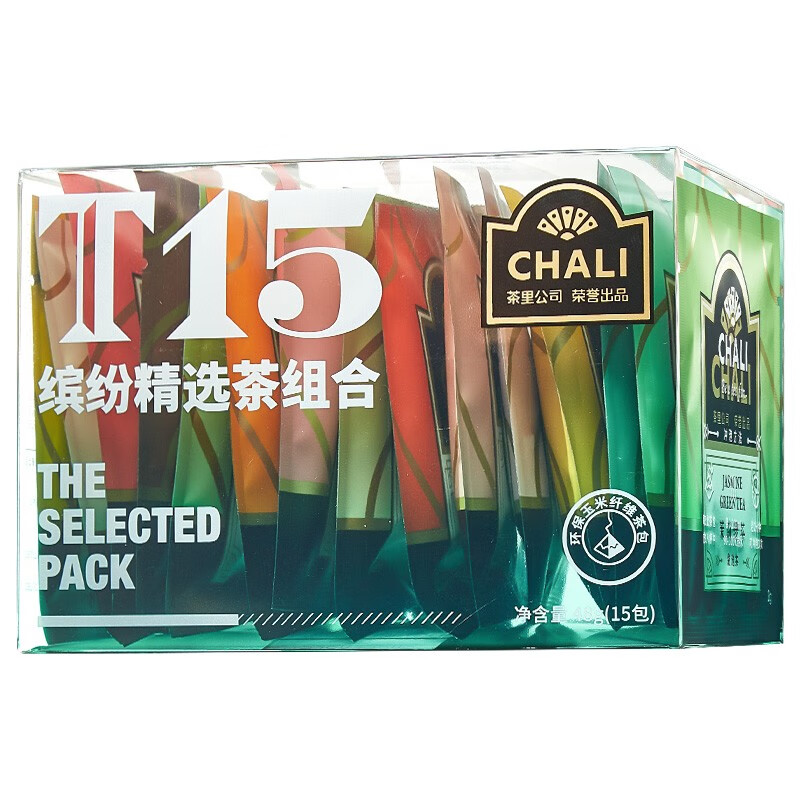 茶里CHALI 缤纷精选茶 T15茶组合茶包茶（单位：盒）