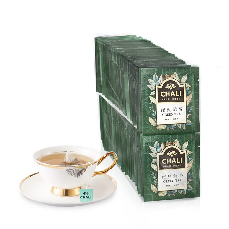 茶里CHALI 经典绿茶量贩装2g*100包（单位：袋）独立包装