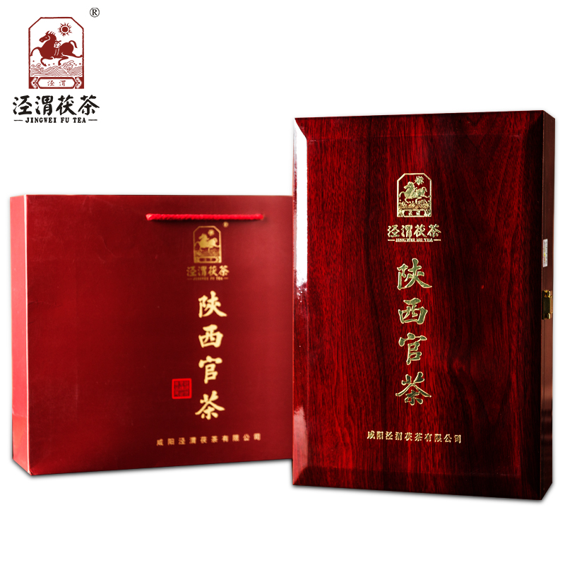 泾渭茯茶（JINGWEI FU TEA）1kg黑茶茶叶礼盒(单位：盒)