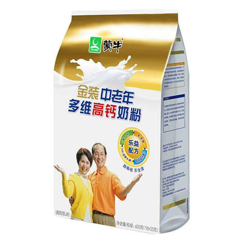 蒙牛金装中老年多维高钙奶粉400g(袋) 6940187200036 类型：通用
