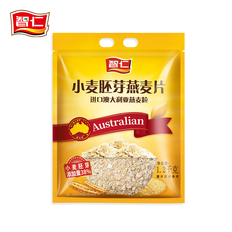智仁小麦胚芽燕麦片1200g(袋)
