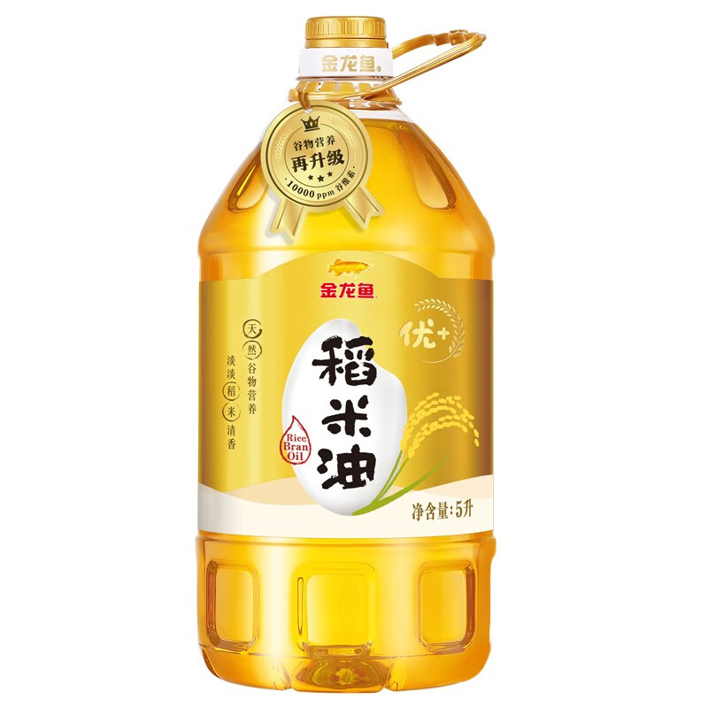 金龙鱼稻米油5L坚果炒货(单位：桶)