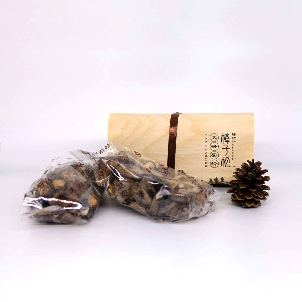 樟子松桦树皮木盒系列香菇100g(盒)