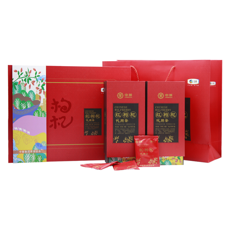 中粮中茶红枸杞代用茶礼盒500g(盒)
