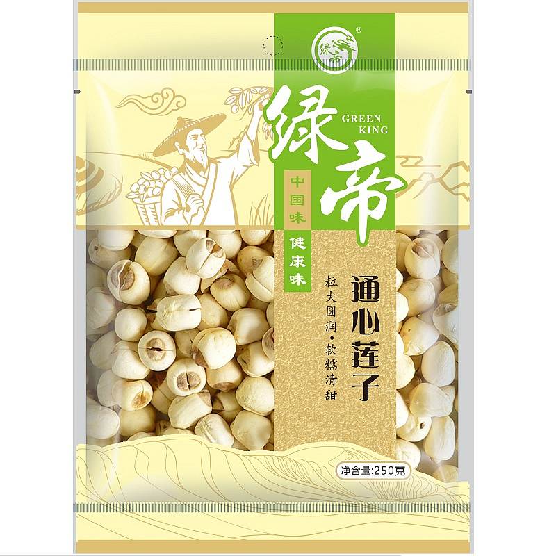 绿帝 通心莲子250g/16袋/箱 (单位：袋)