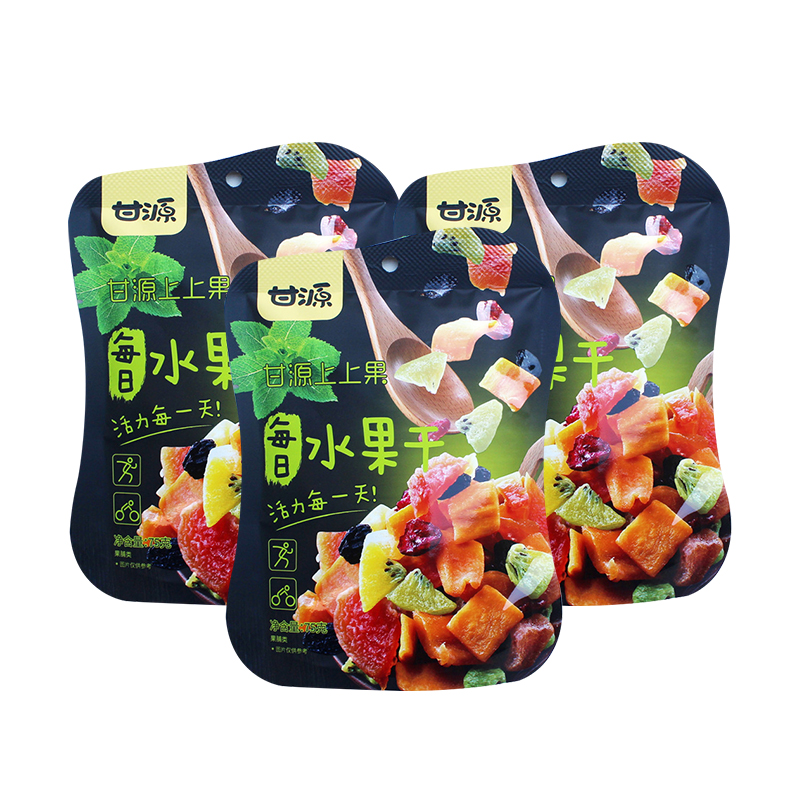 甘源   混合蜜饯水果干75g*3袋(组)