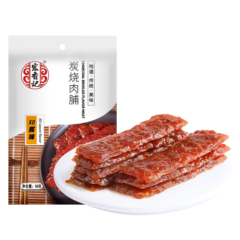 宏香记炭烧肉脯酱味58g(袋）