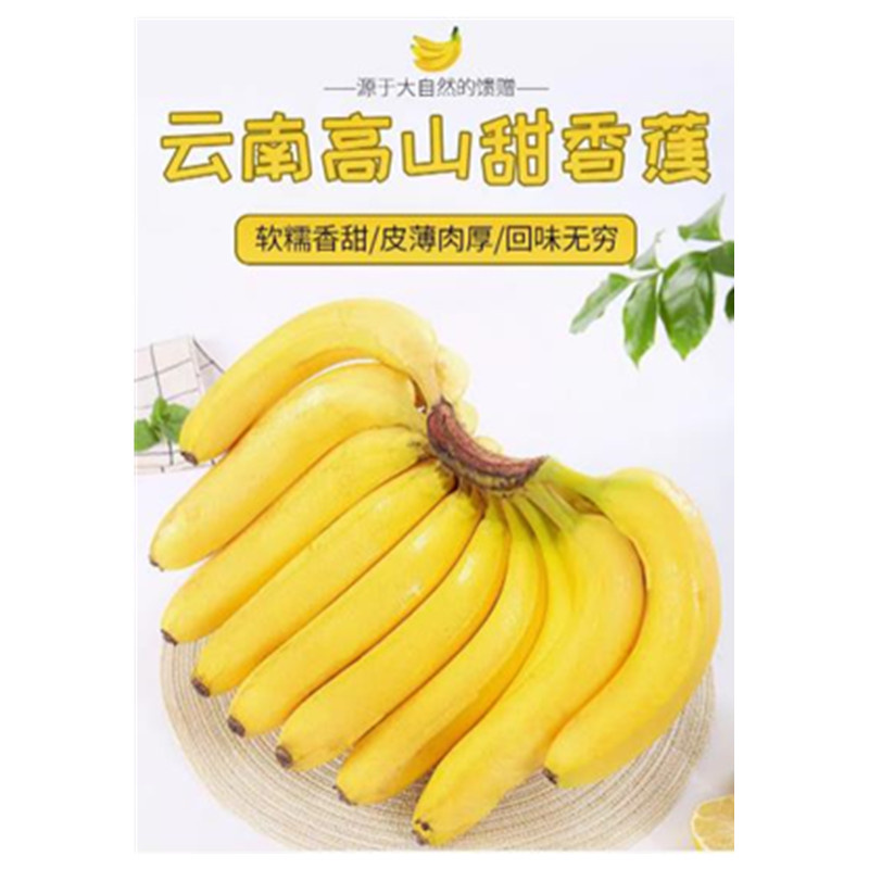 百果园精品香蕉净重11千克(箱)