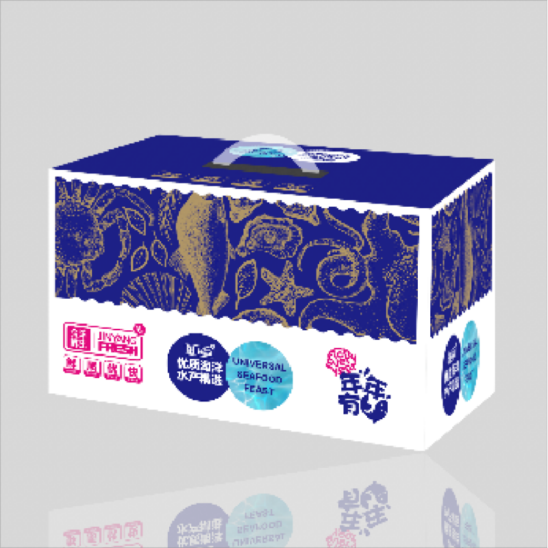 国产金洋鲜生海鲜礼盒-898型（单位：盒）