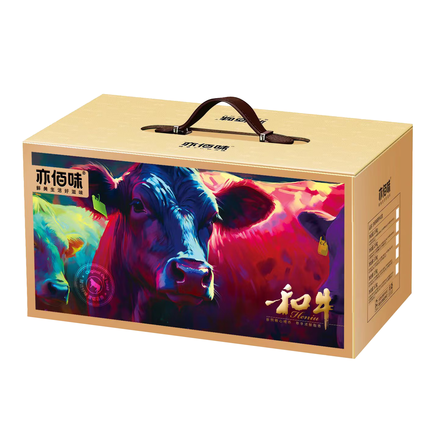 亦佰味和牛组盒1298型(单位：盒)