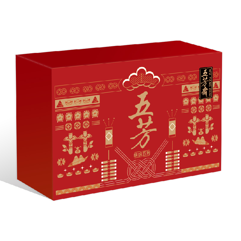 五芳斋缤纷五芳粽子礼盒1900G(盒）