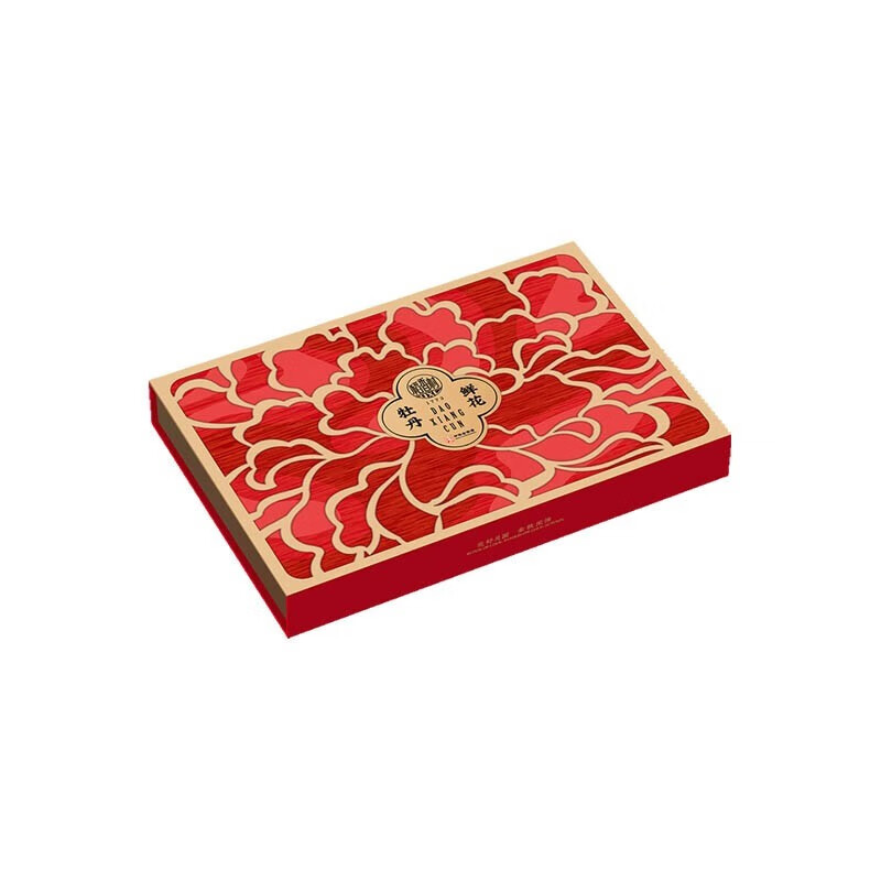 稻香村（DAOXIANGCUN）牡丹鲜花.荣礼月饼礼盒600g(单位：盒)