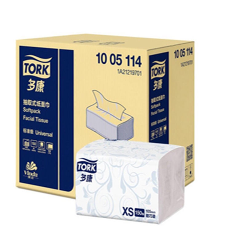 维达K2197维达多康150抽2层抽取式纸面巾100包/箱(箱)