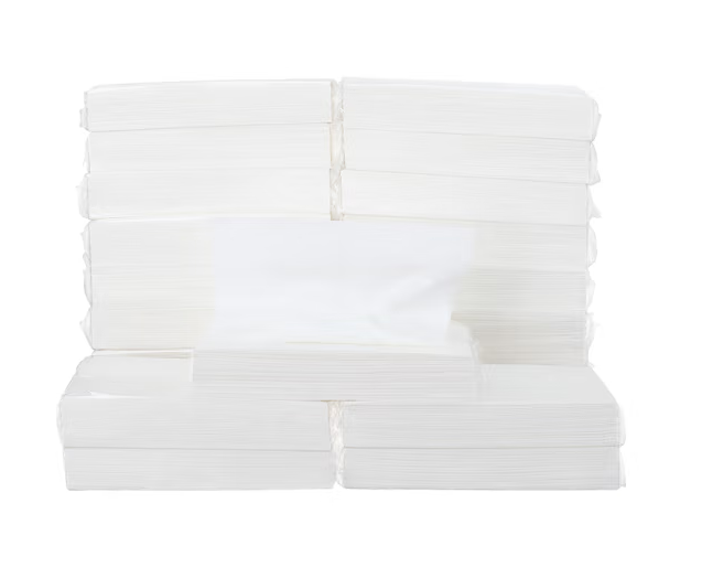 庄太太 长方形抽纸尺寸17*17.5cm白包抽纸 整箱100包（件）