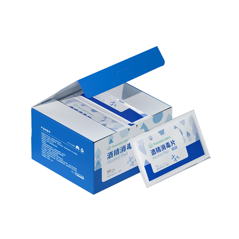 全棉时代酒精消毒片，150×200mm,50片/盒(单位：盒)
