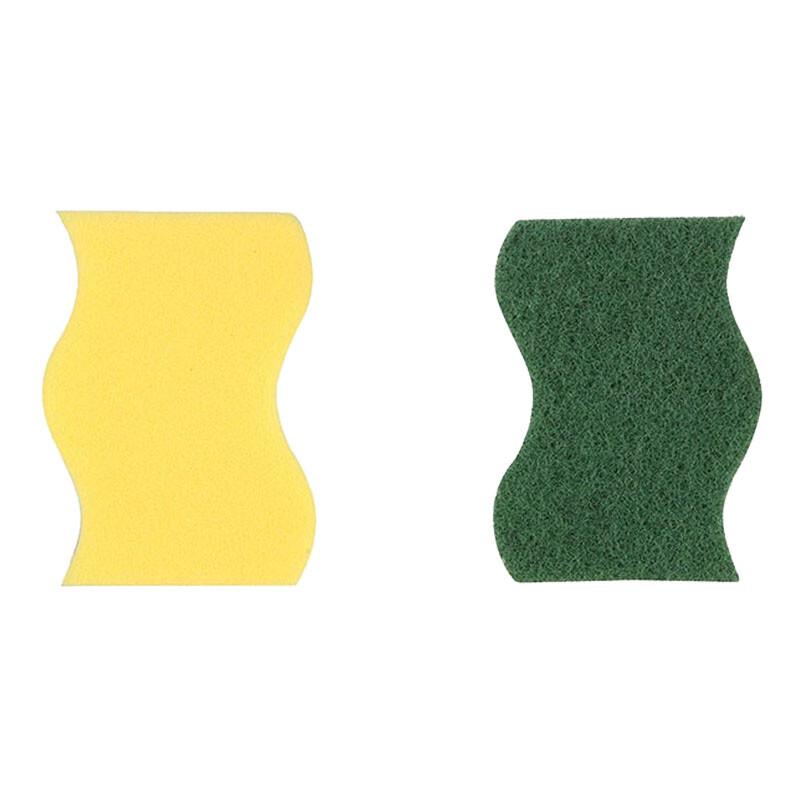 妙洁(MIAOJIE) MHSC2 C型海绵 1块装 百洁布 (计价单位：包) 黄色