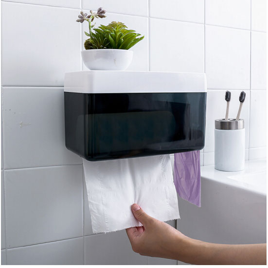 优鹉 无痕免钉卫生间厕所纸巾盒 （个）