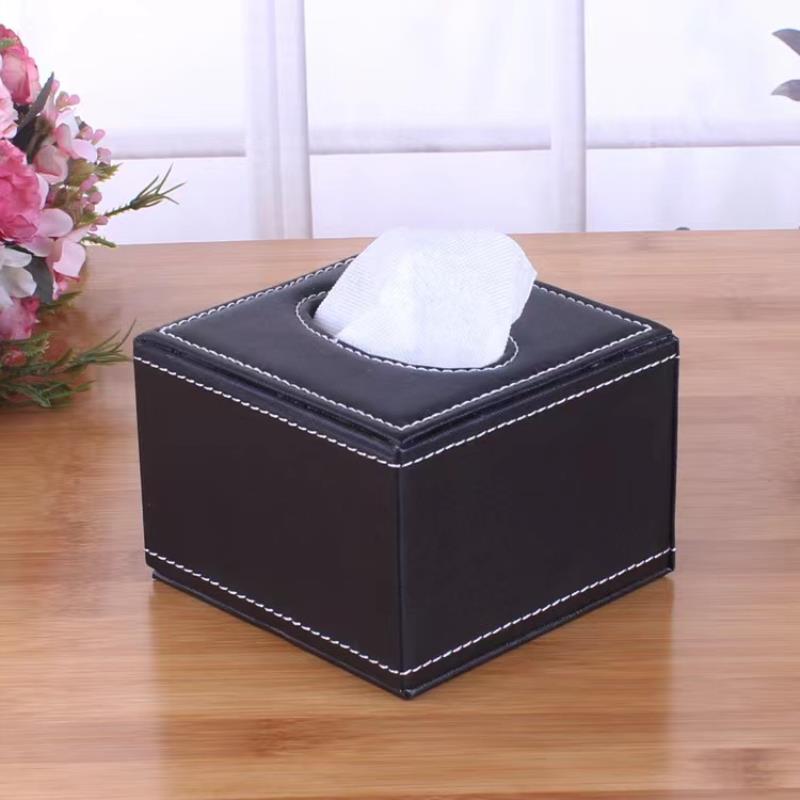 双庆 家具pu皮质纸巾盒会议纸巾盒 11.5*8cm