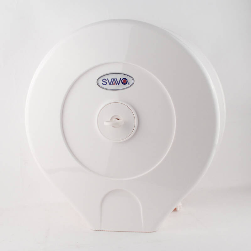 瑞沃（SVAVO）大号白色防水纸盒壁挂式免打孔塑料厕所卷纸巾筒(单位：个)